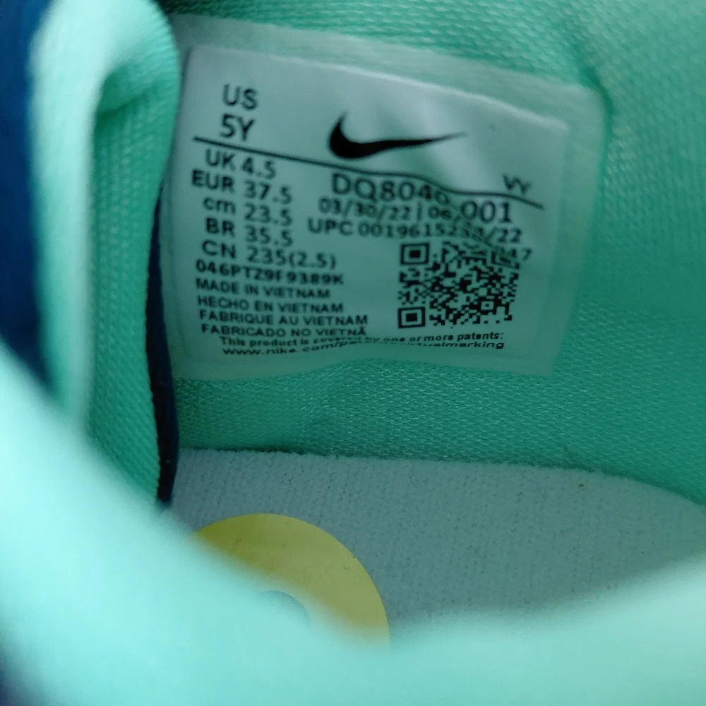 Nwob Nike Air Zoom Freak 4IV SE GS Giannis Family Smoke Grey Pinksicl - Picture 10 of 11